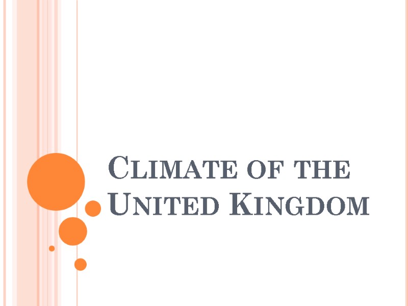 Climate of the United Kingdom